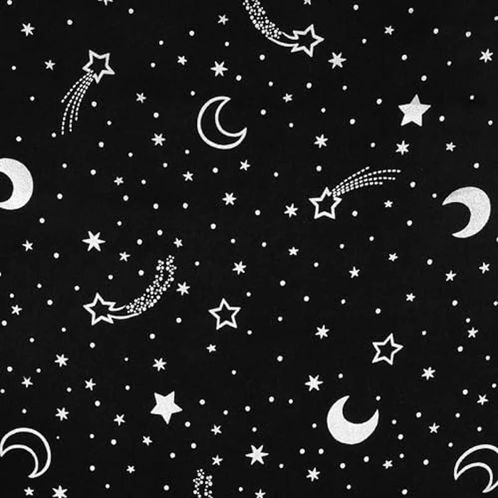 Sun Zero Lights Out Portable Travel 100% Blackout Suction Cup Curtain Panel, 50" x 78", Stars by Sun Zero - Image 9