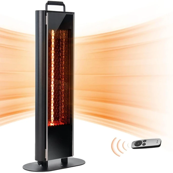 East Oak 1500W Patio Heater - Black by East Oak - Refurbished - Excellent condition - US$69.40