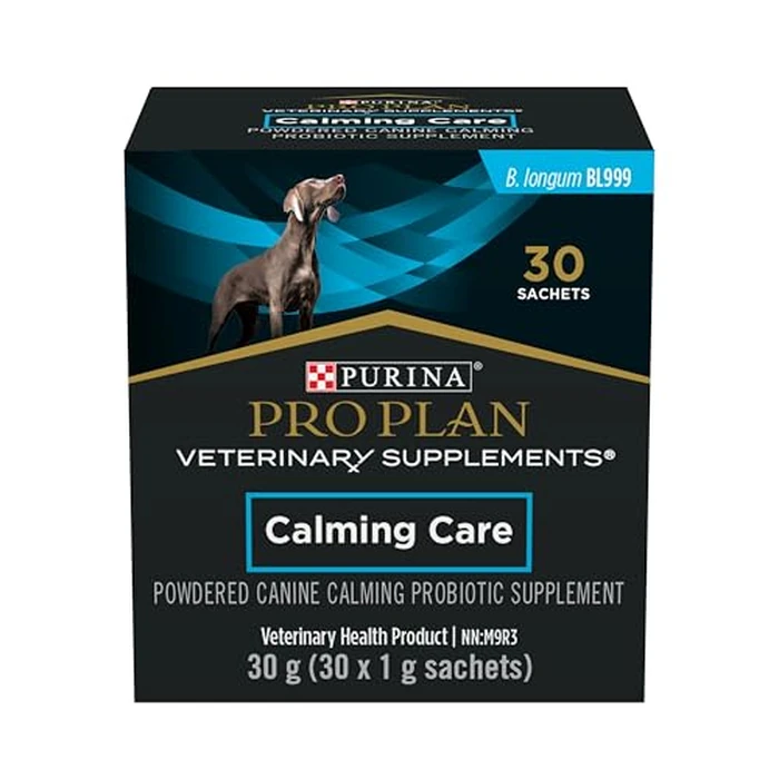 Purina Pro Plan Veterinary Supplements Calming Care Powdered Dog Calming Probiotic - 1 g Sachet (30 Pack) by Pro Plan Veterinary Diets - Used - Like New condition
