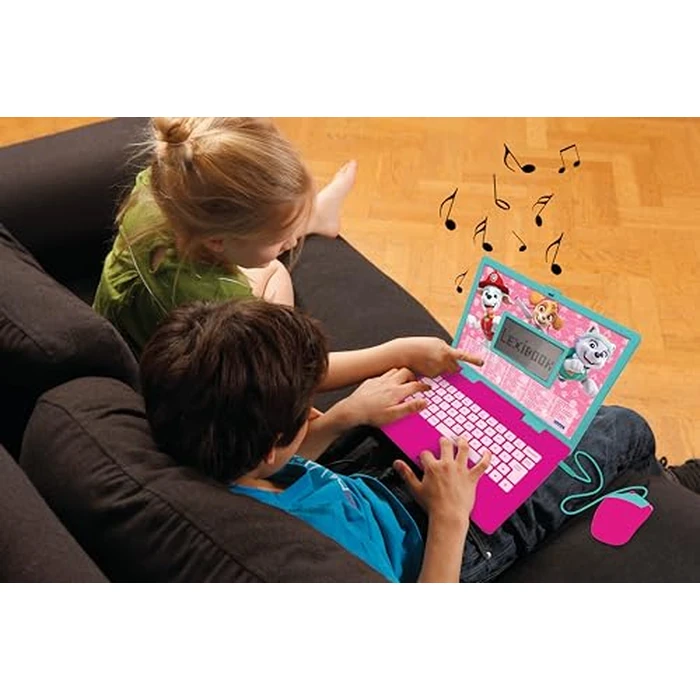Lexibook, Paw Patrol, Educational and Bilingual Laptop in English/Spanish, Toy for Children with 124 Activities to Learn, Play Games and Music, Pink, JC598PAGi2 by LEXiBOOK - Image 5