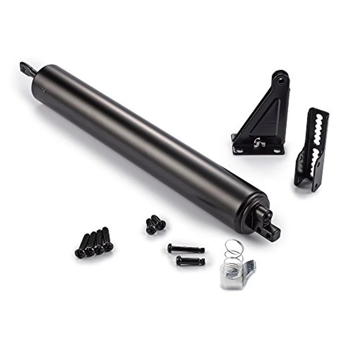 Ideal Security Model 1730 Heavy Duty Pneumatic Screen and Storm Door Closer Replacement, 10.5" L x 1.5" W x 1.5" H, Adjustable Speed, Smooth Closing for Heavy Doors, Easy Install, Black by Ideal Security - Used - Very Good condition - CA$8.81