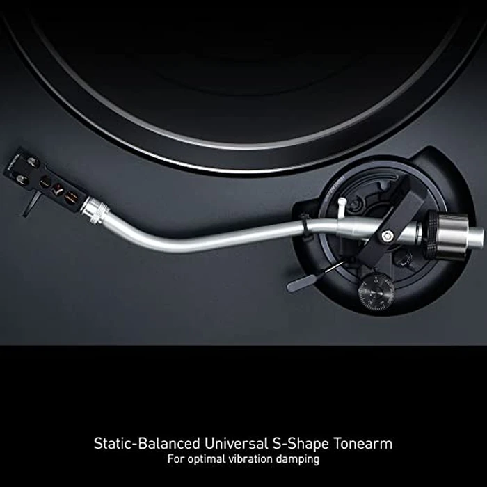 Technics Turntable, Premium Class HiFi Record Player with Coreless Direct, Stable Playback, Audiophile-Grade Cartridge and Auto-Lift Tonearm, Dustcover Included - SL-100C, Black (SL-100C-K) by Technics - Image 4