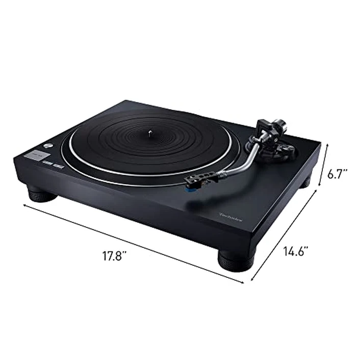Technics Turntable, Premium Class HiFi Record Player with Coreless Direct, Stable Playback, Audiophile-Grade Cartridge and Auto-Lift Tonearm, Dustcover Included - SL-100C, Black (SL-100C-K) by Technics - Image 7