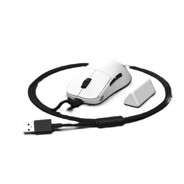 End Game Gear OP1w 4K v2 Wireless Gaming Mouse - Lightweight 58.5g, Right-Handed, 2.4 GHz/USB-C, PixArt PAW3950 U Optical Sensor 30K DPI, 4K Dongle Included, White by End Game Gear - Image 1