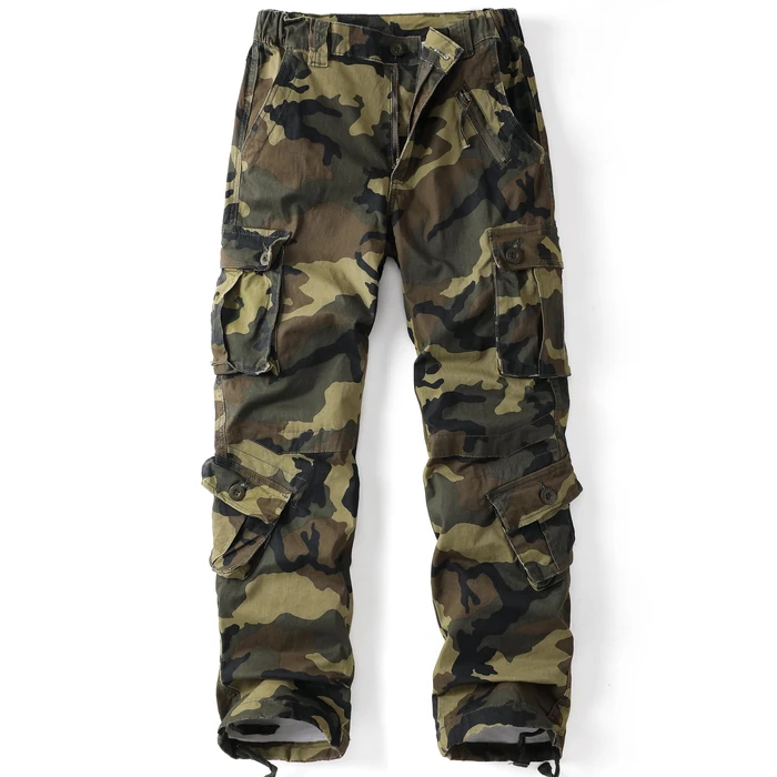 AKARMY Womens Cargo Pants with Pockets Outdoor Casual Ripstop Camo Military Combat Construction Work Pants M 12 by AKARMY - Used - Like New condition