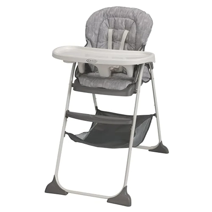 Graco(R) Slim Snacker High Chair, Ultra Slim, Fast-Folding, Multiple Recline Positions, Comfortable Feeding, Whisk by Graco - Image 1