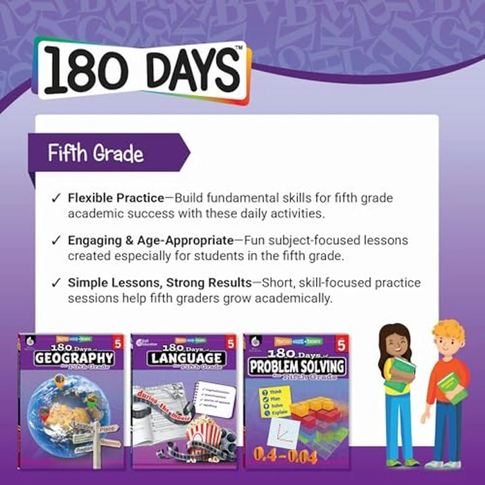 180 Days(TM): Social Studies for Fifth Grade: Practice, Assess, Diagnose by Shell Education - Used - Good condition - US$3.59