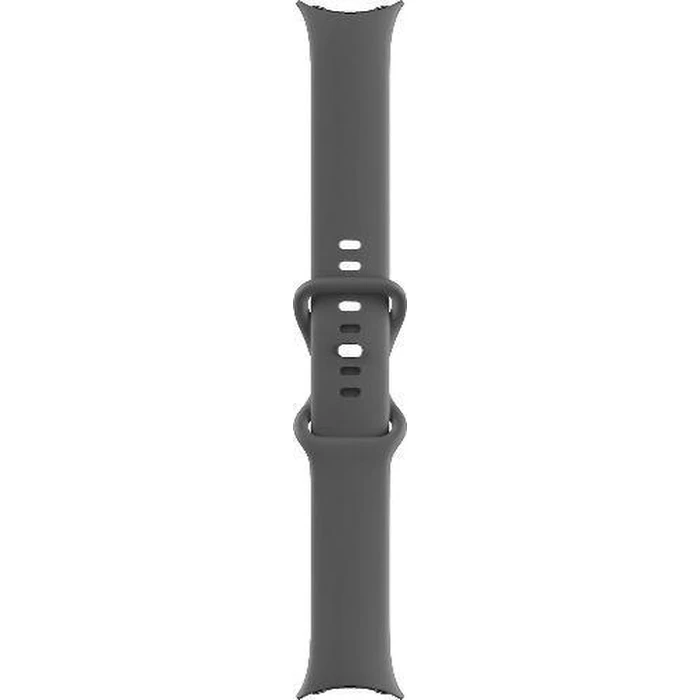 Google Pixel Watch 1 (Bluetooth + LTE) - 32GB - 30.4mm - Polished Silver Stainless Steel Case with Charcoal Fluoroelastomer Active Band by Google - Image 5
