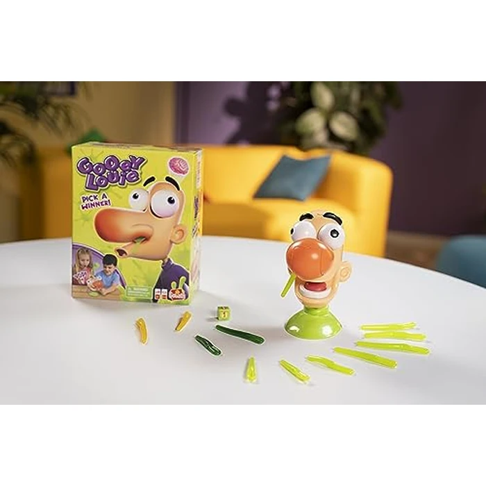 Goliath Gooey Louie Game - Pull Gooeys Out of Louie's Nose Game - Ages 4 and Up, 2-4 Players by Goliath - Used - Very Good condition - US$13.72