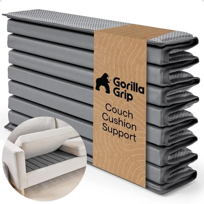 GORILLA GRIP Sofas & Couches Cushion Support Board to Fix Sagging Sofa, 23" x 19" Armchair, Thick Plywood Boards Add Strong Seat Supports, Replacement Stuffing Under Living Room Furniture by Gorilla Grip - Used - Like New condition - CA$28.28