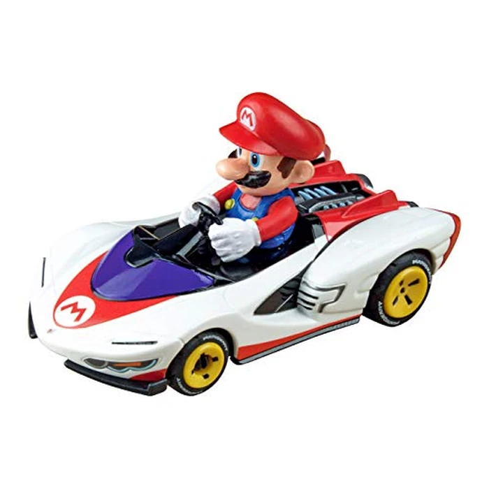 Carrera 64182 Mario Kart P-Wing Mario 1:43 Scale Analog Slot Car Racing Vehicle GO Slot Car Toy Race Track Sets by Carrera - Used - Like New condition