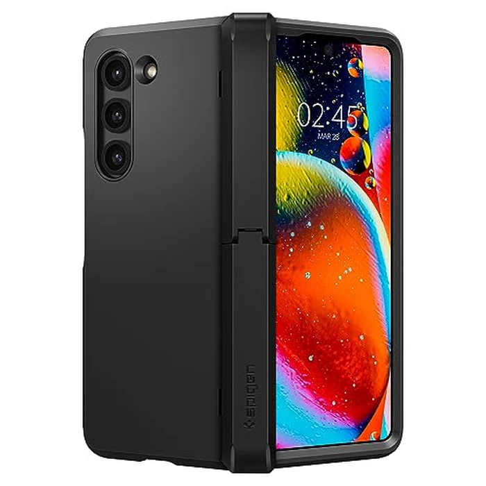 Spigen Tough Armor Pro P [Hinge Protection] Designed for Galaxy Z Fold 5 Case (2023) - Black by Spigen - Image 3