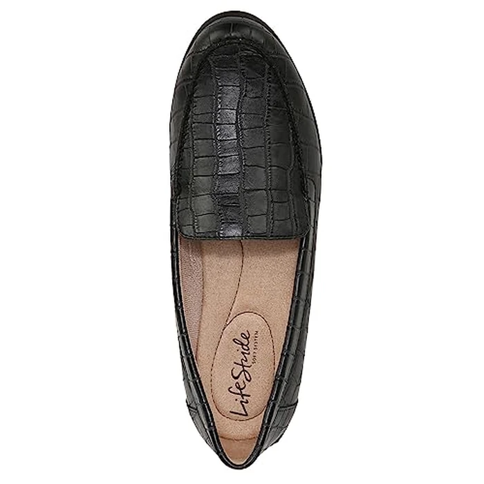 LifeStride Women's, Margot Loafer, Black Croco, 9 by LifeStride - Image 7