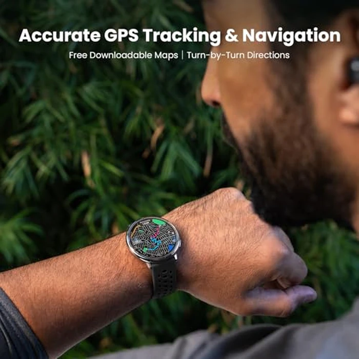 Amazfit Active 2 Smart Watch 44mm, GPS Maps with Direction, Fitness Tracker, 10 Day Battery, Sleep Monitor, 160+ Sport Modes, Water Resistant, for Android & Apple iPhone, Black Sport Silicone by Amazfit - Image 5