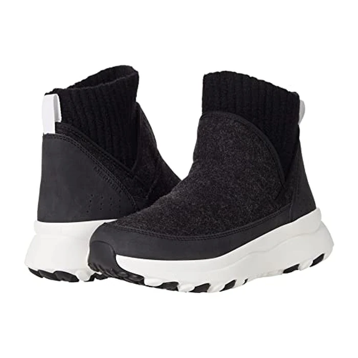 Merrell Women's Cloud Renew Bluff Winter Boot, Black, 8.5 M US by Merrell - Used - Very Good condition