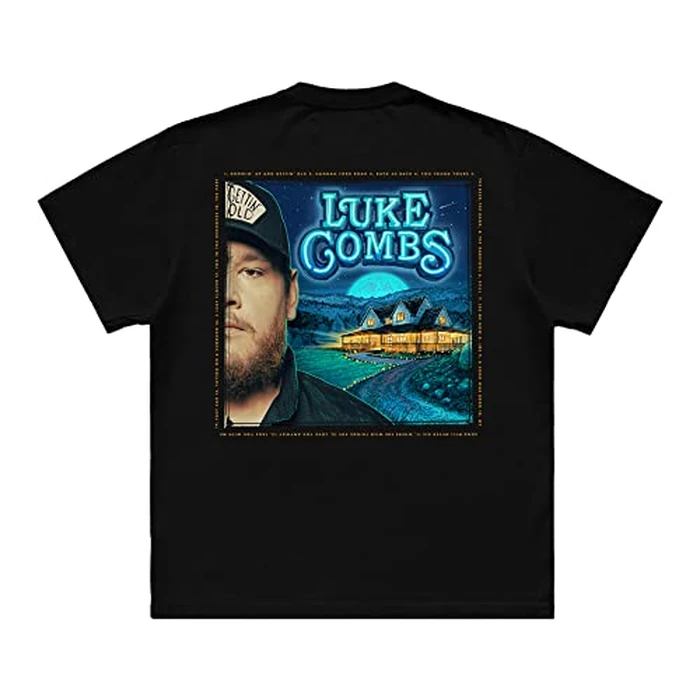 Luke Combs Gettin' Old Album Tee by Luke Combs - Image 2