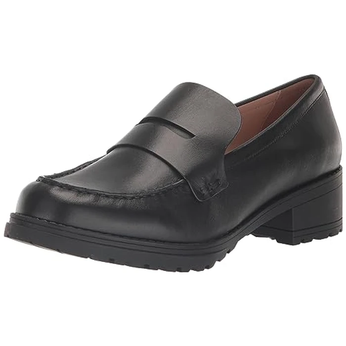 Cole Haan Women's Camea Lug Loafer, Black Leather, 6.5-B US by Cole Haan - Used - Very Good condition - CA$54.80