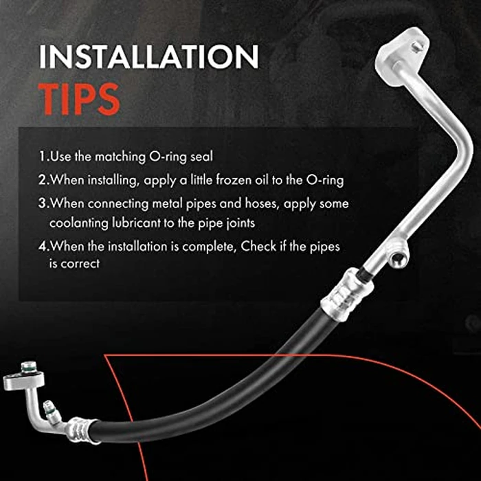 A-Premium A/C Discharge Line Hose Assembly Compatible with Honda Civic, 2006-2011, 1.8L, Compressor to Condenser by A-Premium - Image 6
