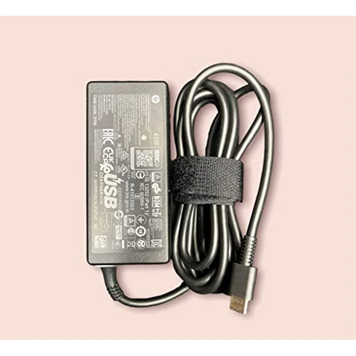 HP Original Replacement L42206-004 - 45W 15V 3A USB-C AC Adapter for HP Spectre 13 X360, Elite X2 1012 G1, Compatible with P/N: TPN-AA07, L43407-001, L42206-004, TPN-LA19, L43407-001, L42206-001. by HP - Image 2