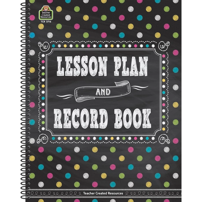 Chalkboard Brights Lesson Plan and Record Book by Teacher Created Resources - Used - Like New condition - CA$10.20