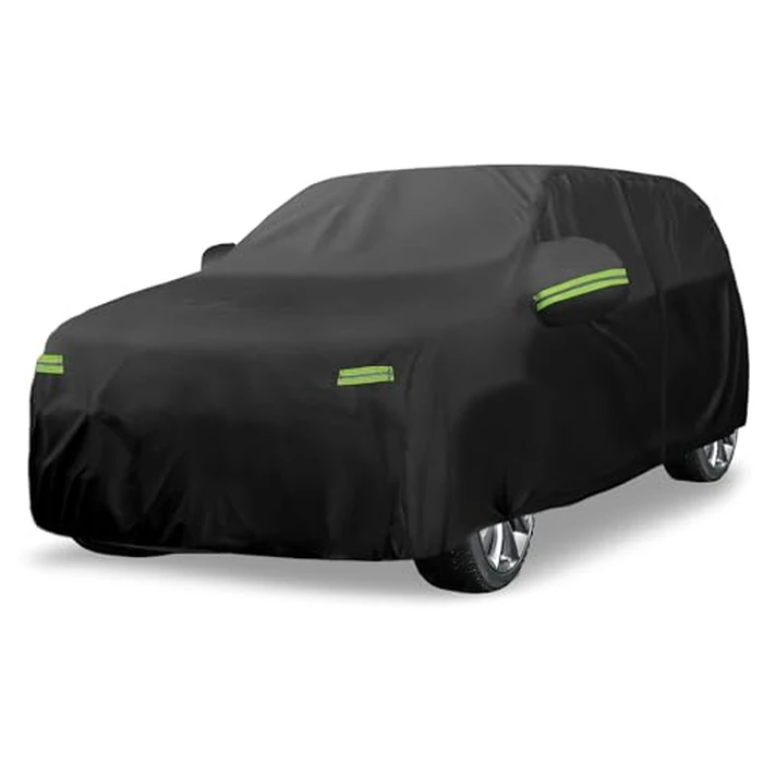 uxcell Waterproof Car Cover for Dodge Durango 2011-2023 Outdoor Full Car Cover All Weather Protection Rain Sun Protection with Zipper Black by uxcell - Used - Very Good condition - US$33.15