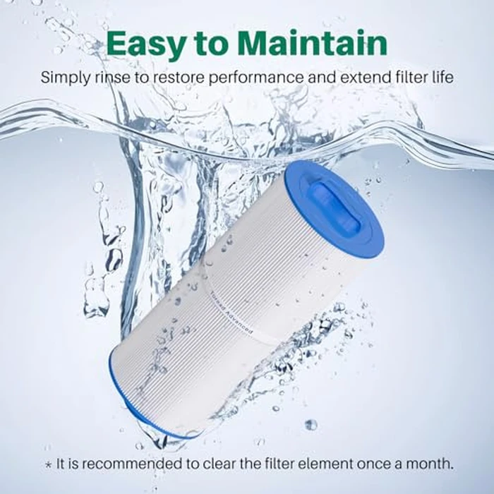 TOREAD 6CH-960 Spa Filter Replaces Jacuzzi Filters J-300, J400, PJW60TL-F2S, 14081, 6000-383A, Unicel 6CH-960, Filbur FC-2800, 6540-383, Hot Tub Filter with Closed Handle 2 Pack (Not be Removed) by TOREAD - Image 6