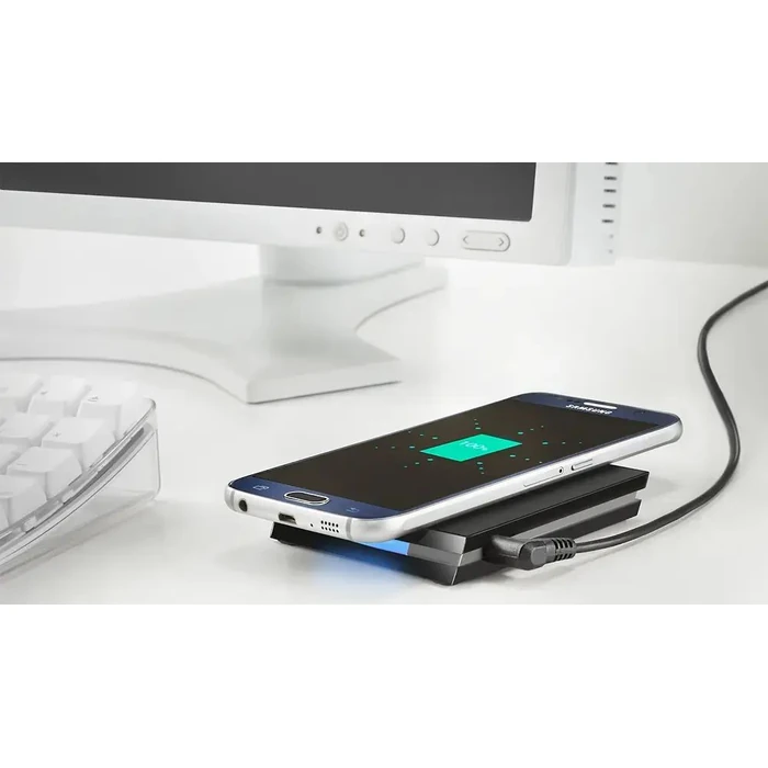 Insignia NS-MWPC1W Qi Wireless Charging Pad - Black by Insignia - Image 3