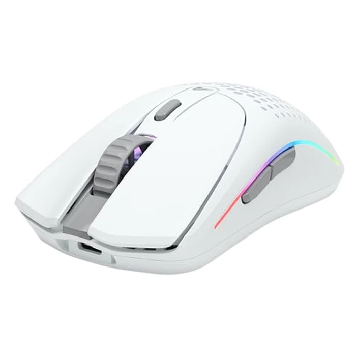 Glorious Gaming Model O 2 Wireless Gaming Mouse - Hybrid 2.4GHz & Bluetooth Wireless, 68g Superlight, Long Battery Life, 26k BAMF 2.0 Sensor, RGB, Ambidextrous, 6 Buttons, PTFE Feet - White by GLORIOUS - Image 2