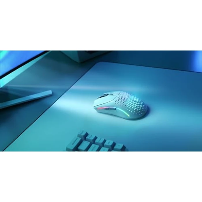 Glorious Gaming Model O 2 Wireless Gaming Mouse - Hybrid 2.4GHz & Bluetooth Wireless, 68g Superlight, Long Battery Life, 26k BAMF 2.0 Sensor, RGB, Ambidextrous, 6 Buttons, PTFE Feet - White by GLORIOUS - Image 6