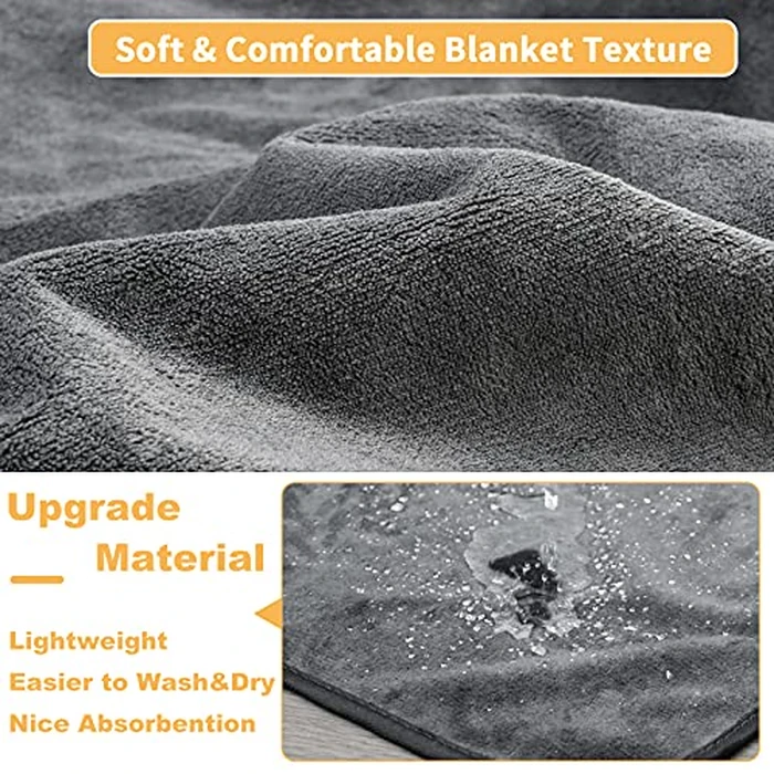 Dog Pee Pad Washable Extra Large, 72x72 Instant Absorb Training Pads, Non-Slip Pet Playpen Mat Waterproof Reusable Floor Mat for Puppy, Senior Dog Whelping Incontinence Housebreaking by PICK FOR LIFE - Image 2