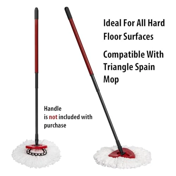 5-Pack Mop Replacement Heads for Ocedar Mop Replace Head EasyWrin Spin Mop Heads Replacements, Easy Cleaning Mop Head Replacement by YUAKOU - Image 7