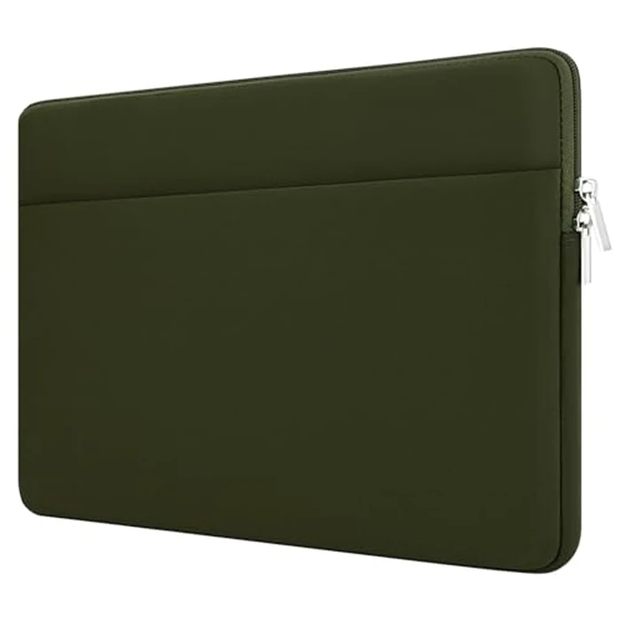 HEDUGO Laptop Sleeve Bag Compatible with 15.6 inches HP Acer Asus Lenovo Notebook with Zipper Accessory Pocket Padded Computer Pouch Cover Shockproof Protective for 15.6” Laptop,Army Green by HEDUGO - Used - Very Good condition - CA$14.37