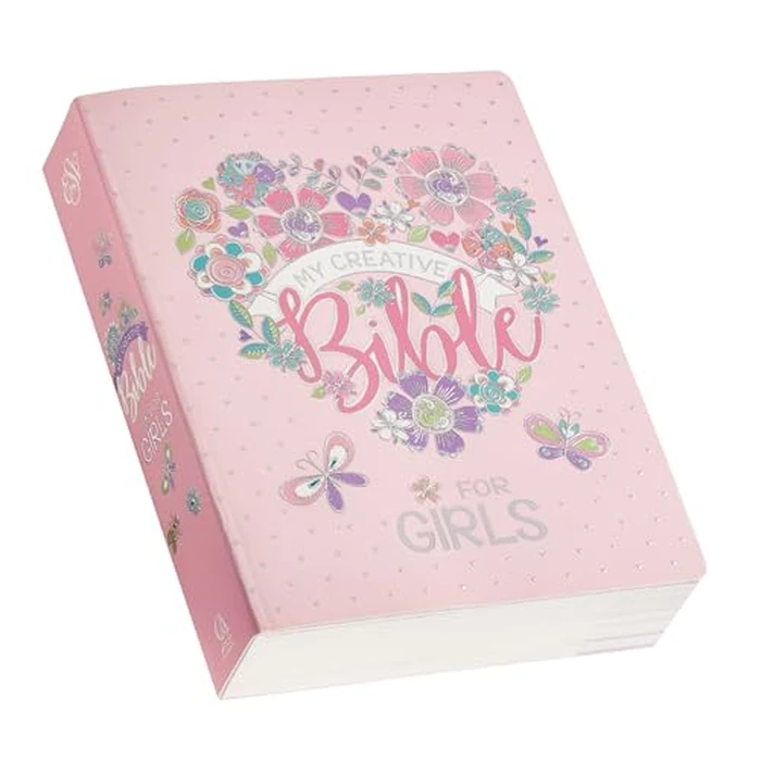 ESV Holy Bible, My Creative Bible For Girls, Softcover w/Ribbon Marker, Illustrated Coloring, Journaling and Devotional Bible, English Standard Version, Pink (ESV Creative Editions Girls) by Christian Art Gifts - Used - Good condition