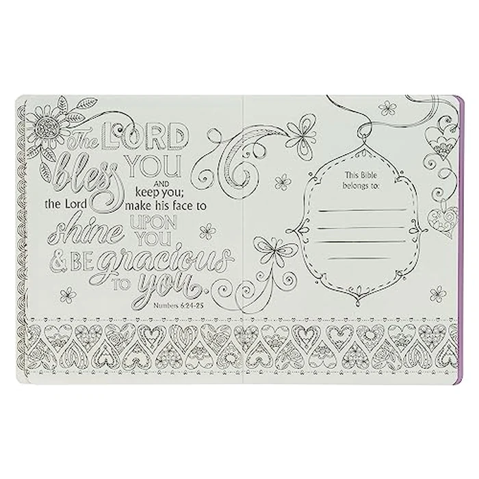 ESV Holy Bible, My Creative Bible For Girls, Softcover w/Ribbon Marker, Illustrated Coloring, Journaling and Devotional Bible, English Standard Version, Pink (ESV Creative Editions Girls) by Christian Art Gifts - Image 9