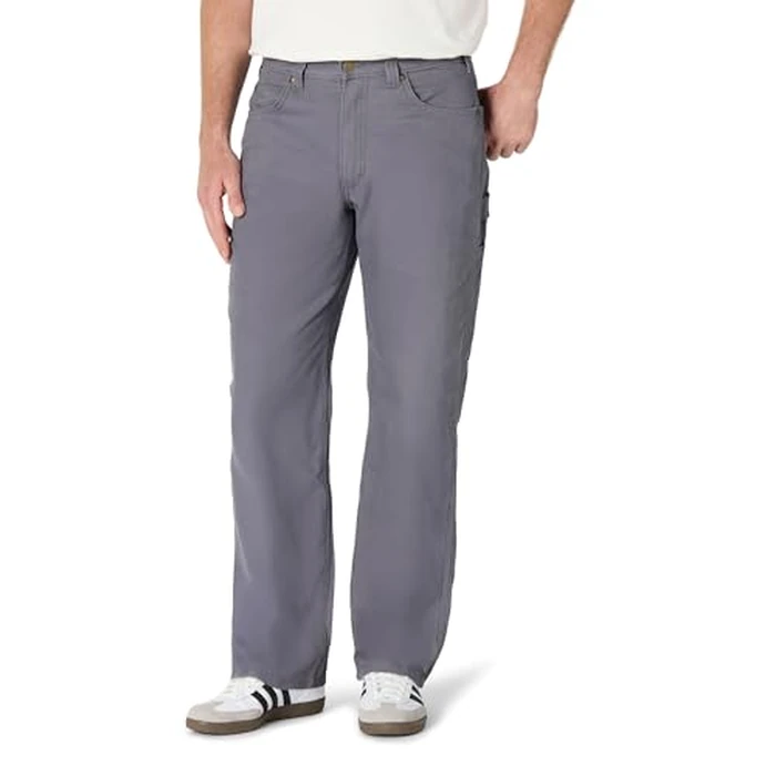 Amazon Essentials Men's Relaxed-Fit Carpenter Utility Pant with Tool Pockets - Discontinued Colors, Grey, 36W x 30L by Amazon Essentials - Used - Like New condition