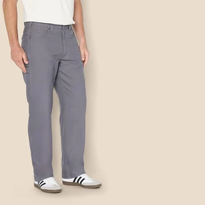 Amazon Essentials Men's Relaxed-Fit Carpenter Utility Pant with Tool Pockets - Discontinued Colors, Grey, 36W x 30L by Amazon Essentials - Image 3