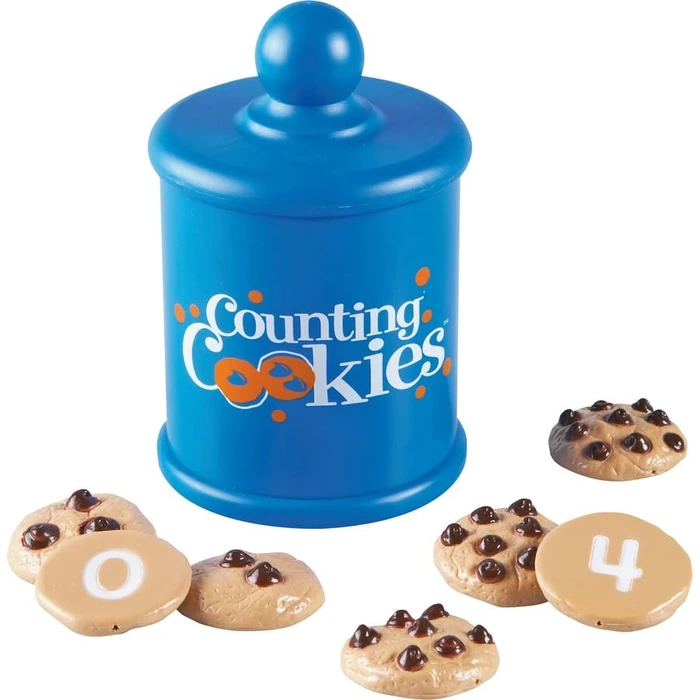 Learning Resources Smart Counting Cookies - Chocolate Chip Play Food, Preschool Activities, Toddler Sensory Toy, Play Kitchen Accessories, Sorting and Stacking, Fine Motor Numbers , Math Games by Learning Resources - Image 4