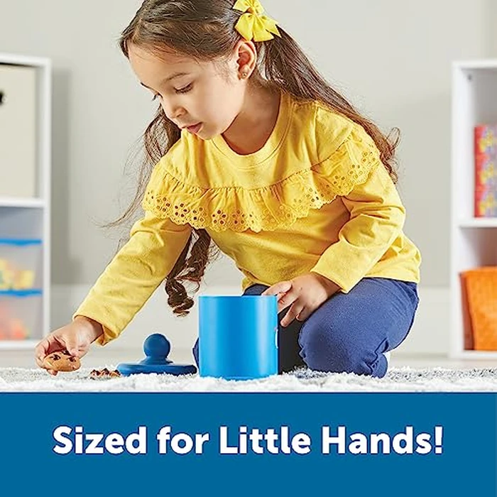 Learning Resources Smart Counting Cookies - Chocolate Chip Play Food, Preschool Activities, Toddler Sensory Toy, Play Kitchen Accessories, Sorting and Stacking, Fine Motor Numbers , Math Games by Learning Resources - Image 5
