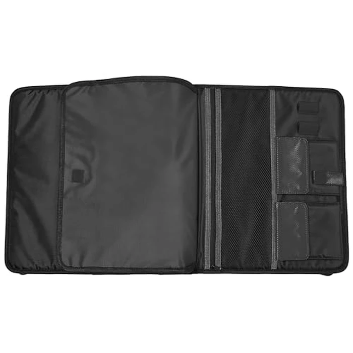 Avery 2" Inch Zipper Binder, 3 Round Rings, Durable Messenger Nylon Zipper Black Binder, Tablet Holder, 6-Pockets with 5 Tab Dividers, Carry-All Storage Binder (26051) by Avery - Image 3