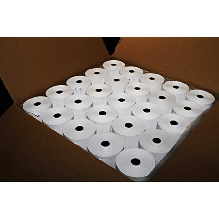 C-Pac 3-1/8" x 220' Thermal Paper Receipt Rolls, Case of 50 by C-Pac - Image 3