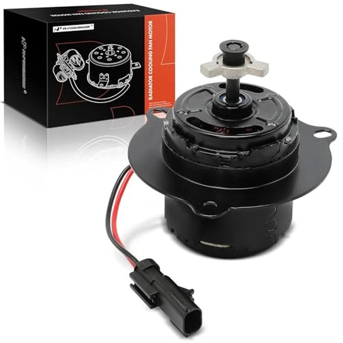 A-Premium A/C Condenser Fan Motor Compatible with Dodge Ram 1500 2002-2003, Ram 2500 2002-2003, Ram 3500 2002-2003, Replace# 5080648AA, 5093760AA by A-Premium - Image 1