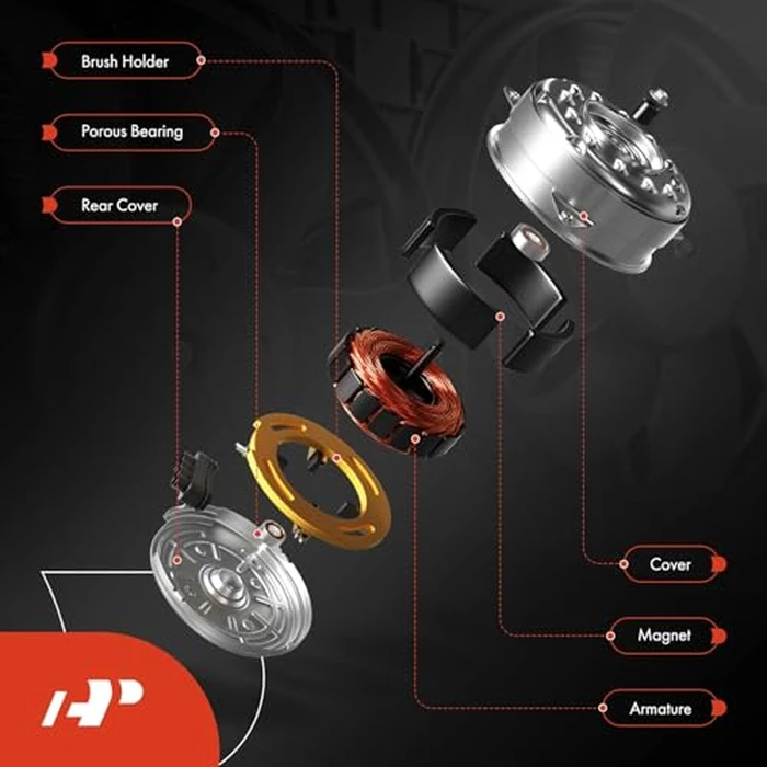 A-Premium A/C Condenser Fan Motor Compatible with Dodge Ram 1500 2002-2003, Ram 2500 2002-2003, Ram 3500 2002-2003, Replace# 5080648AA, 5093760AA by A-Premium - Image 4