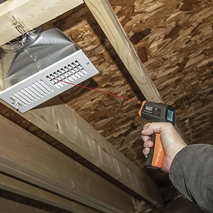 Klein Tools IR1 Infrared Thermometer, Digital Laser Gun is Non-Contact Thermometer with a Temperature Range -4 to 752-Degree Fahrenheit by KLEIN TOOLS - Image 5