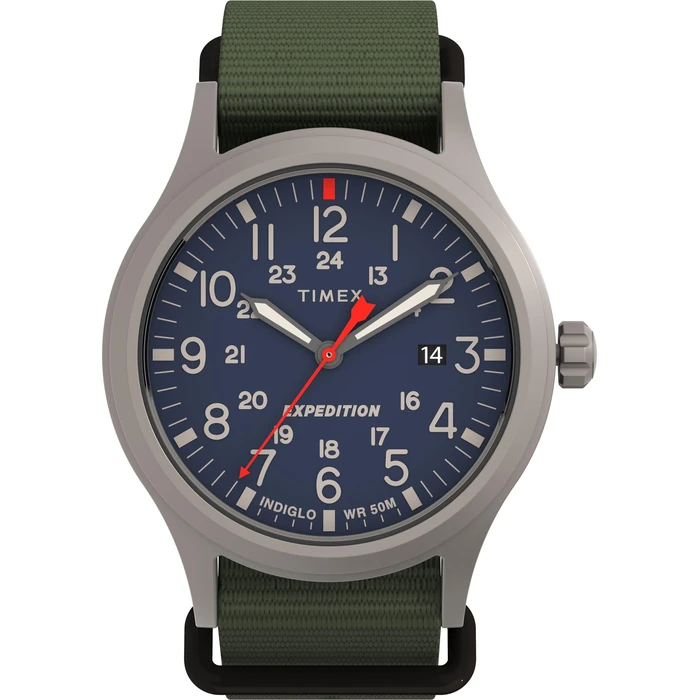 Timex Expedition Scout 40mm Green Fabric Strap Watch (Model: TW4B329009J) by Timex - Used - Like New condition