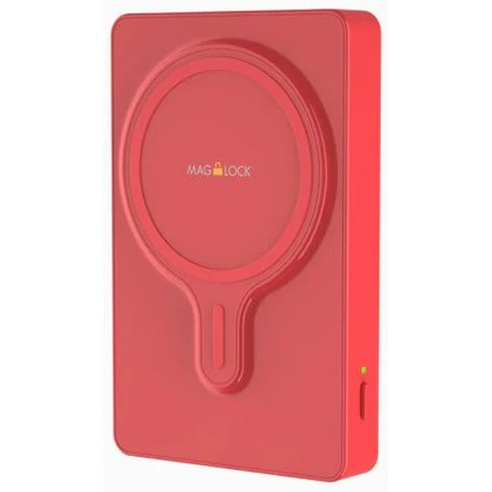 myCharge MagLock 6000mAh Wireless Magnetic MagSafe Charger - Red by myCharge - Image 1