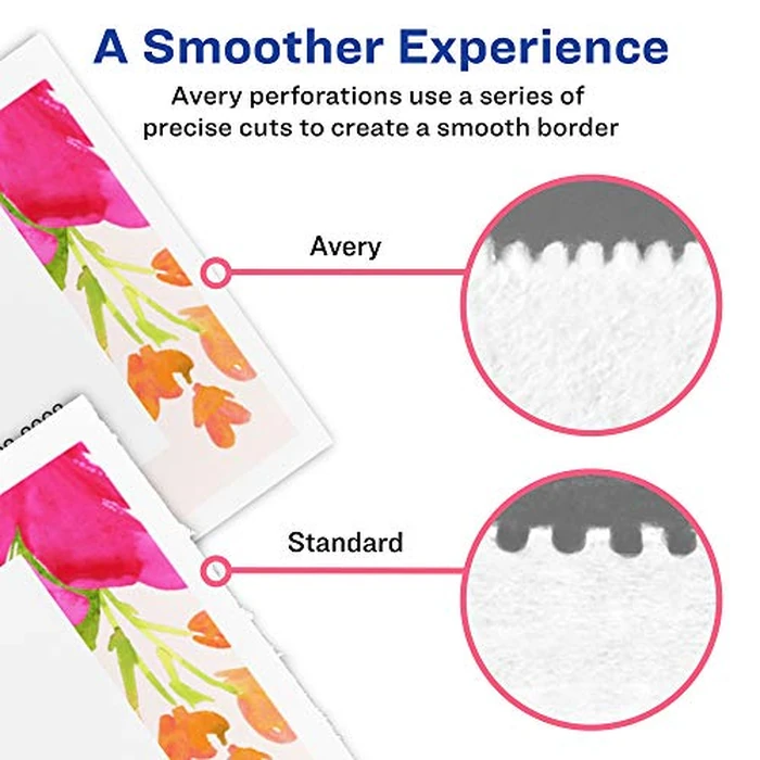 Microperforated Business Cards with Sure Feed, Laser by Avery - Image 3