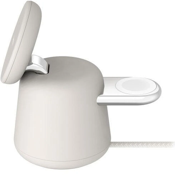 Belkin BoostCharge Pro 2-in-1 Wireless Charging Dock with 15W MagSafe - Ivy by Belkin - Image 2