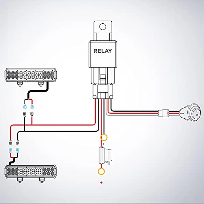 Nilight LED Light Bar Wiring Harness Kit 12V On Off Switch Power Relay Blade Fuse for Off Road Lights LED Work Light,2 years Warranty by Nilight - Image 4