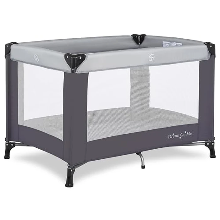 Dream On Me Nest Portable Baby Playard, Lightweight Foldable Travel Play & Nap Space with Carry Bag, Breathable Mesh Sides for Infants & Toddlers, Compact Indoor Outdoor Use, Grey by Dream On Me - Used - Very Good condition