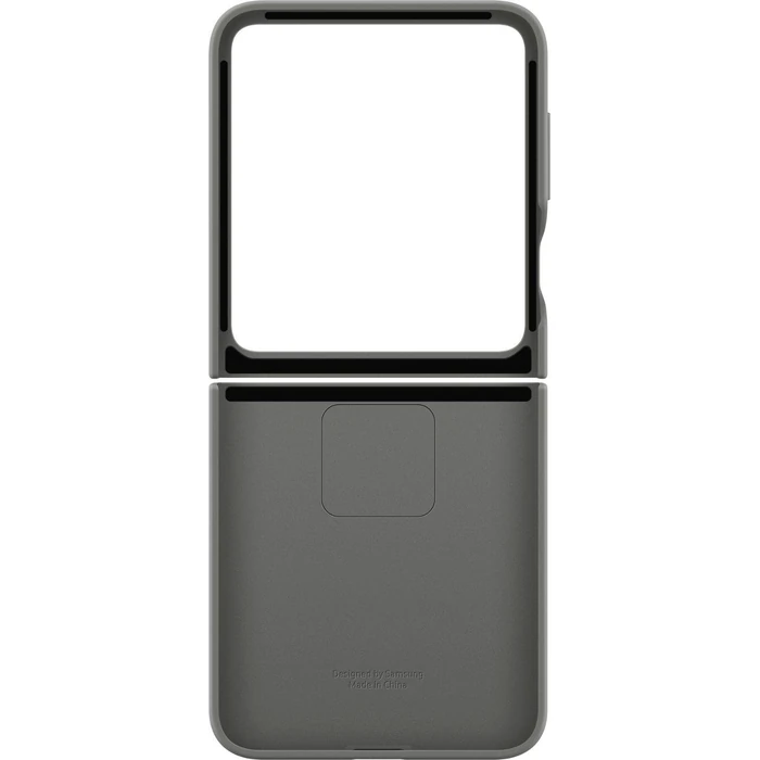 Samsung Silicone Phone Case for Samsung Galaxy Z Flip6 - Gray by Samsung - Image 4